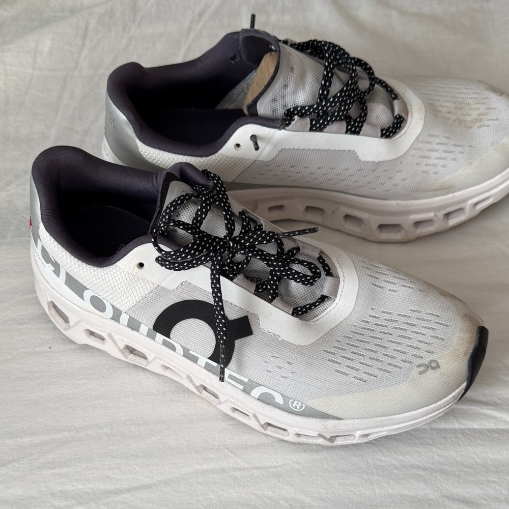 On Running White and Black Athletic Shoes - Picture 3 of 12